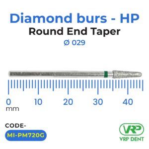 Diamond burs – HP Round End Taper 029 1 pc. MI-PM720G