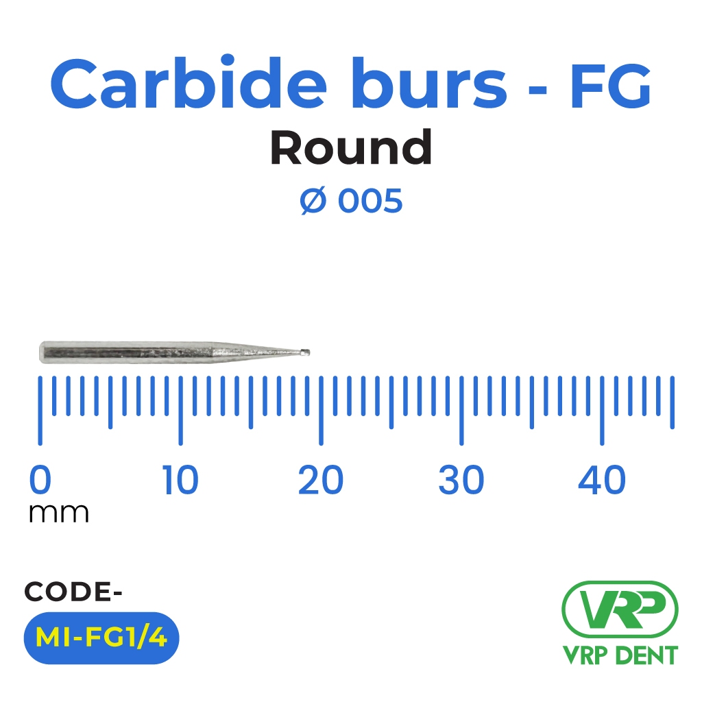 Carbide burs - FG Round MI-FG1/4