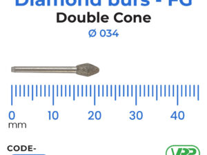 Diamond burs – FG Double Cone 1 pc. 034 MI-3833