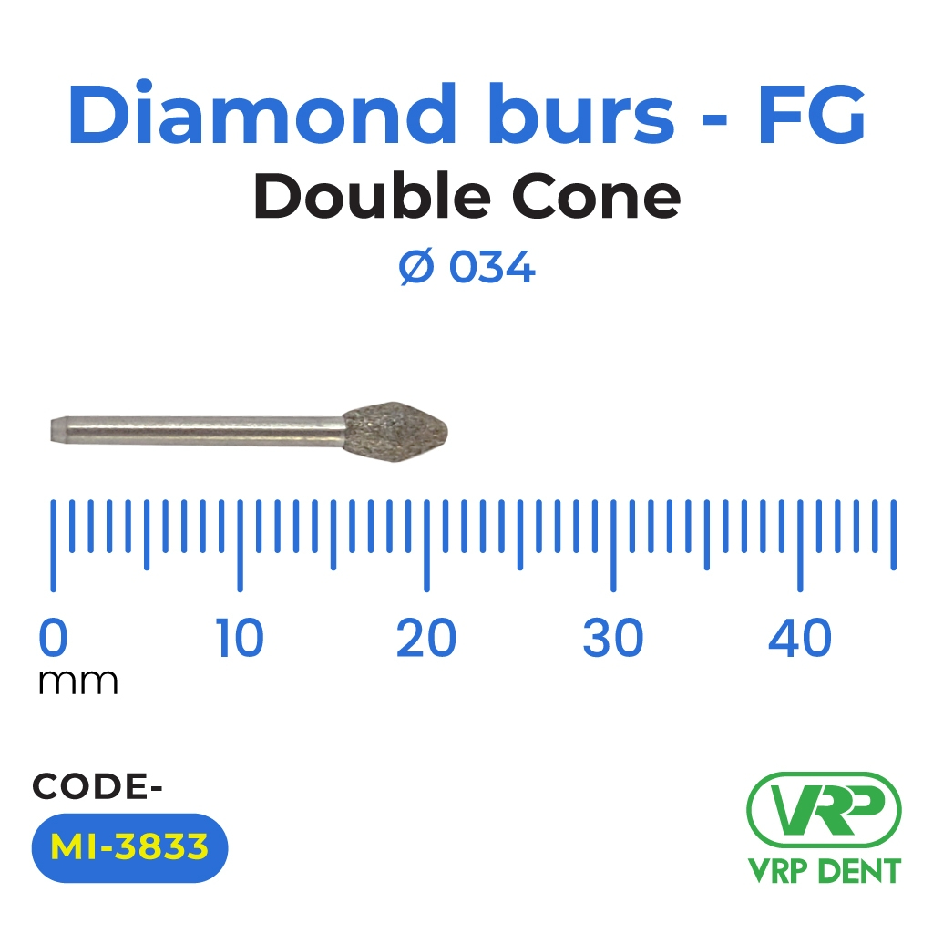 Diamond burs - FG Double Cone 1 pc. 034 MI-3833