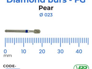 Diamond burs – FG Pear 023 1 pc. MI-3168