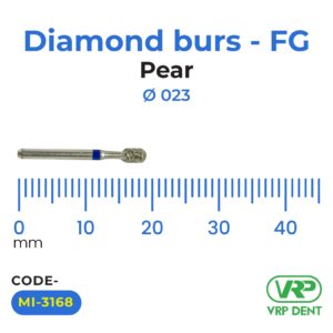 Diamond burs – FG Pear 023 1 pc. MI-3168