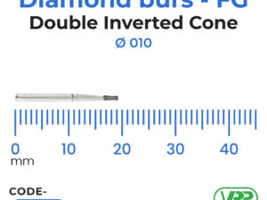 Diamond burs – FG Double Inverted Cone 010 1 pc. MI-1042