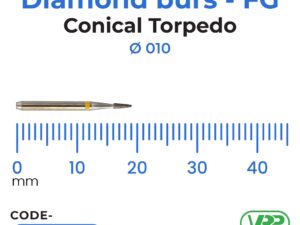 Diamond burs – FG Conical Torpedo 1 pc. MI-1190EF/FF
