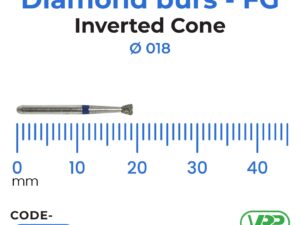 Diamond burs – FG Inverted Cone 1 pc. MI-1036