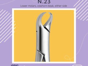 Tooth forceps N.23 MD-2650/23 Medesy คีมถอนฟันคาวฮอน