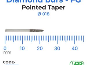 Diamond burs – FG Pointed Taper 1 pc. MI-3228