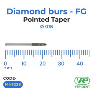 Diamond burs – FG Pointed Taper 1 pc. MI-3228