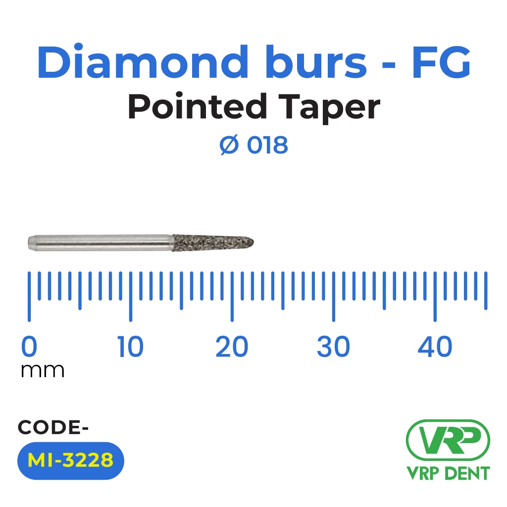Diamond burs - FG Pointed Taper 1 pc. MI-3228