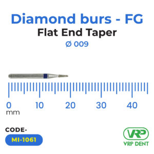 Diamond burs – FG Flat End Taper 1 pc. MI-1061