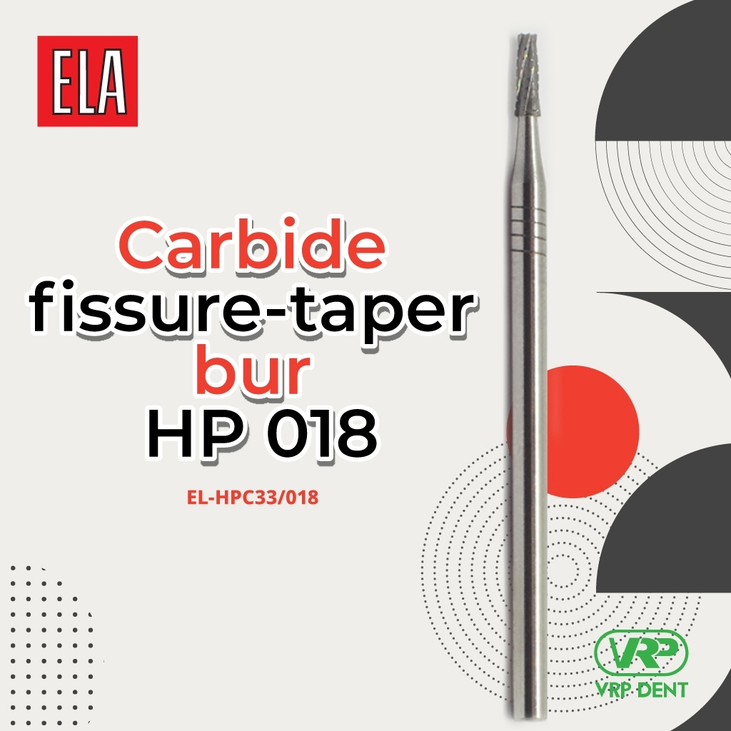Carbide fissure taper bur HP 1 pc. EL-HPC33/018 - Image 3