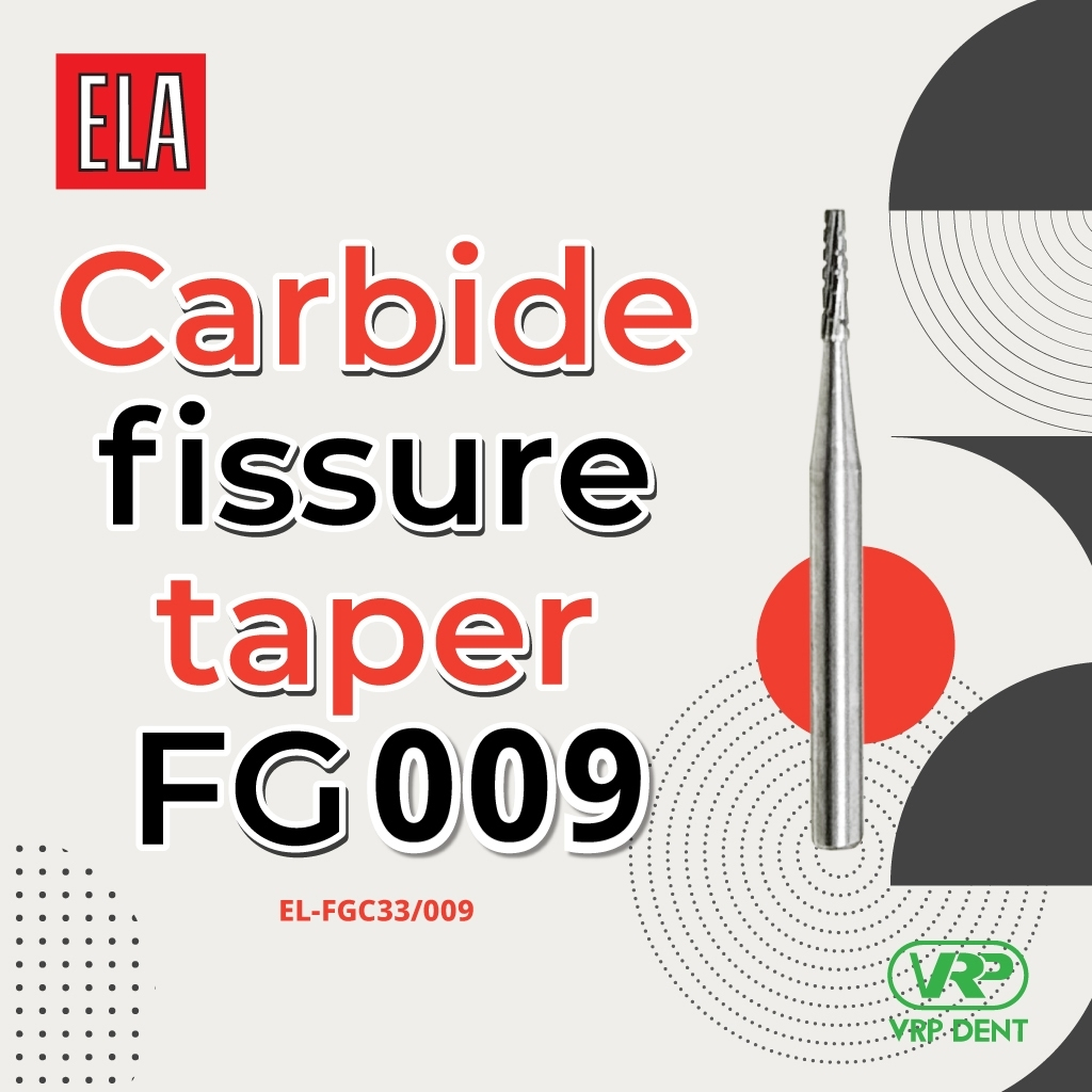 Carbide fissure taper FG 1 pc. EL-FGC33/009 - Image 4