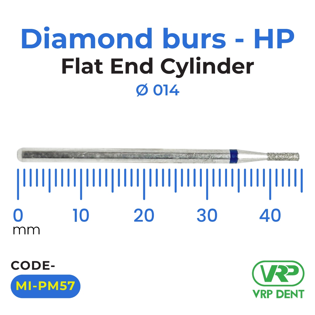 Diamond burs - HP Flat End Cylinder 1 pc. MI-PM57