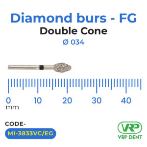Diamond burs – FG Double Cone 1 pc. 034 MI-3833VC/EG