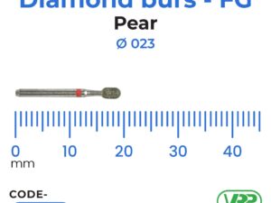 Diamond burs – FG Pear 023 1 pc. MI-3168F