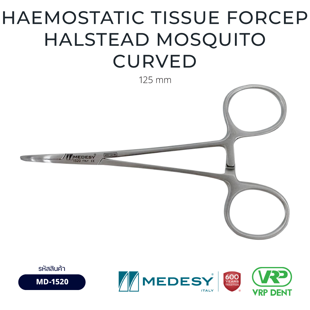 Artery Forceps / Haemostatic Tissue Forceps Halstead Mosquito 125 mm MD-1520