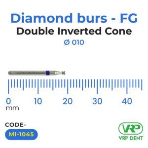 Diamond burs – FG Double Inverted Cone 010 1 pc. MI-1045