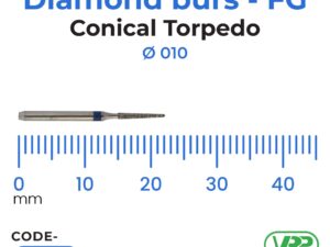 Diamond burs – FG Conical Torpedo 1 pc. MI-2200