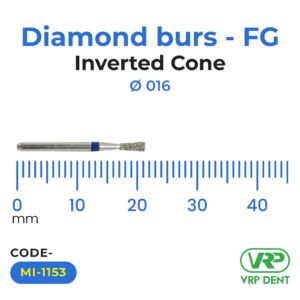 Diamond burs – FG Inverted Cone 1 pc. MI-1153
