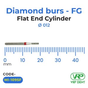 Diamond burs – FG Flat End Cylinder 1 pc. MI-1095F