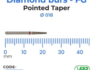 Diamond burs – FG Pointed Taper 1 pc. MI-3228F