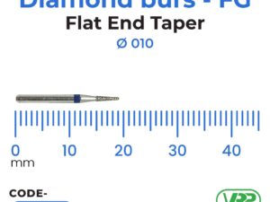 Diamond burs – FG Flat End Taper 1 pc. MI-1062