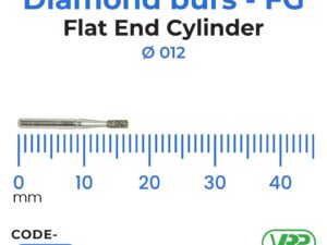 Diamond burs – FG Flat End Cylinder 1 pc. MI-1096