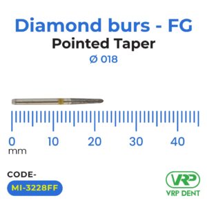 Diamond burs – FG Pointed Taper 1 pc. MI-3228FF