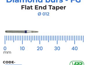 Diamond burs – FG Flat End Taper 1 pc. MI-1063