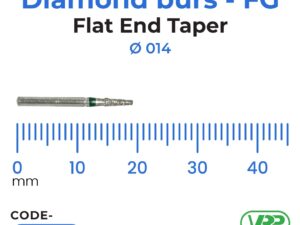 Diamond burs – FG Flat End Taper 1 pc. MI-1066G