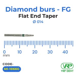 Diamond burs – FG Flat End Taper 1 pc. MI-1066G