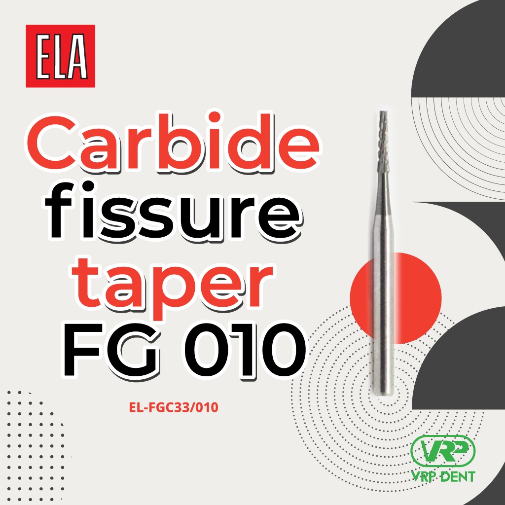 Carbide fissure taper FG 1 pc. EL-FGC33/010 - Image 4