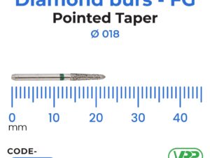 Diamond burs – FG Pointed Taper 1 pc. MI-3228G