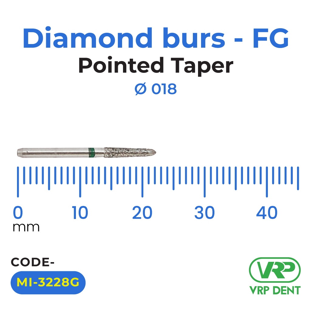 Diamond burs - FG Pointed Taper 1 pc. MI-3228G