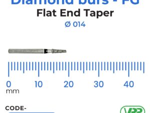 Diamond burs – FG Flat End Taper 1 pc. MI-1066VC/EG