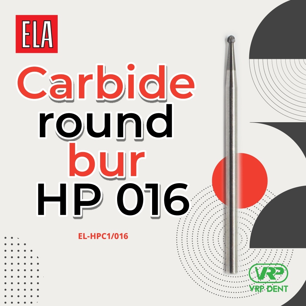 Carbide round bur HP 1 pc. EL-HPC1/016 - Image 4