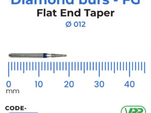 Diamond burs – FG Flat End Taper 1 pc. MI-1065