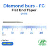 Diamond burs – FG Flat End Taper 1 pc. MI-1067