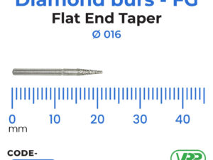 Diamond burs – FG Flat End Taper 1 pc. MI-1067