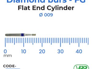 Diamond burs – FG Flat End Cylinder 1 pc. MI-1342
