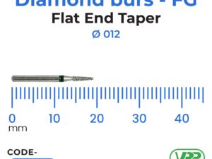 Diamond burs – FG Flat End Taper 1 pc. MI-1065G