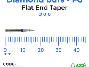 Diamond burs – FG Flat End Taper 1 pc. MI-1332