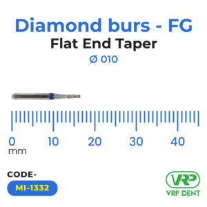 Diamond burs – FG Flat End Taper 1 pc. MI-1332