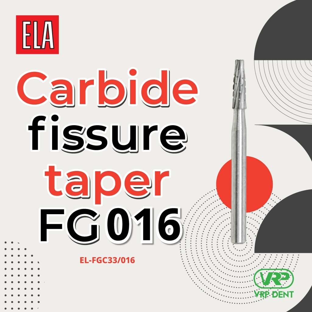 Carbide fissure taper FG 1 pc. EL-FGC33/016 - Image 4