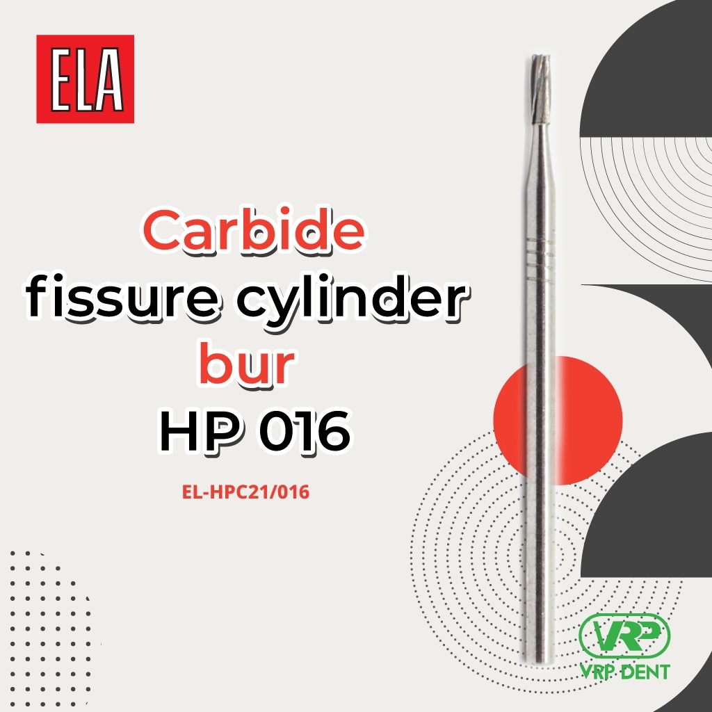 Carbide fissure cylinder bur HP 1 pc. EL-HPC21/016 - Image 4