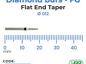 Diamond burs – FG Flat End Taper 1 pc. MI-1065VC/EG