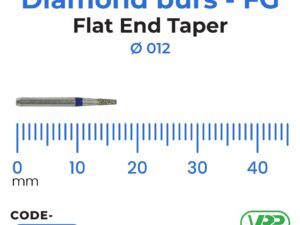 Diamond burs – FG Flat End Taper 1 pc. MI-1333