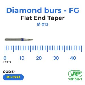 Diamond burs – FG Flat End Taper 1 pc. MI-1333