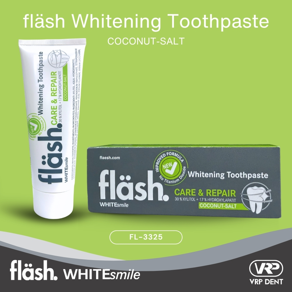 Flash whitening toothpaste care & repair Coconut-salt FL-3325