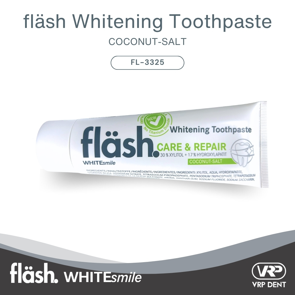 Flash whitening toothpaste care & repair Coconut-salt FL-3325 - Image 2